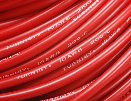 AWG10 Turnigy Red Pure-Silicone Wire (1mtr) (R10A1780-06/9671)